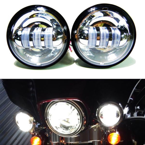 4.5 inch Harley Davidson motorcycle Fog lights , with 30w cree chip with 6000K Xenon White color light