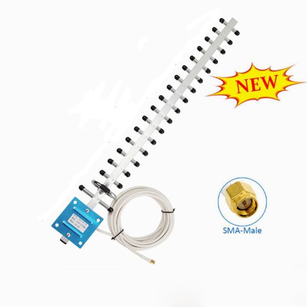 Outdoor GSM 698 900 2700 mhz yagi Antenna Order by Phone with sma connector for mobile landline
