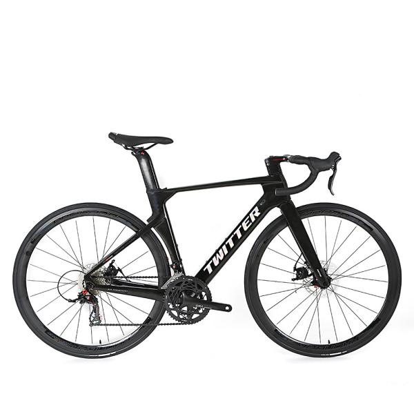 High Modulus T900 Carbon Road Disc Bike TWITTER R10 700C Aluminum Alloy Rim