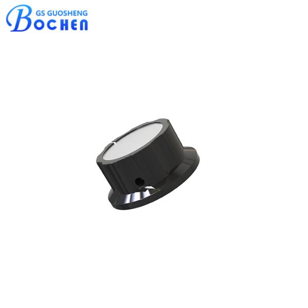 Bakelite Knob with Aluminum Cap and 6.35mm Inner Hole for Ergonomic Control in Potentiometers
