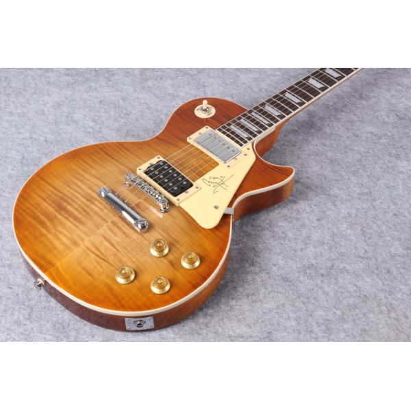 Jimmy Page Number Two VOS Electric Guitar, Standard LP guitar, Flamed Maple,guitarra,Musical Instruments,Free shipping