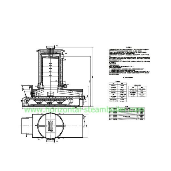 Промышленный термо- боилер масла, боилер масла высокого термального топлива биомассы эффективности   деревянного вертикальный