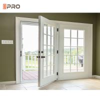 O impulso abre 1.2mm 6063 portas articuladas de alumínio para a casa