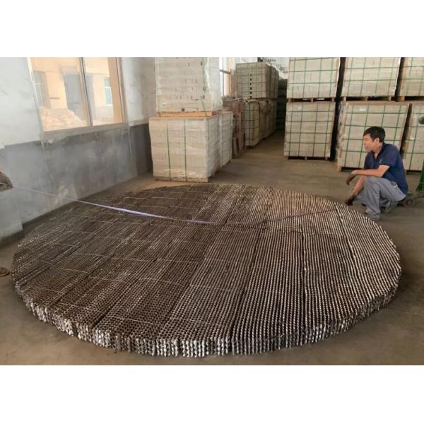 Torre feita malha de grande resistência do metal que embala anti transferência maciça alta de obstrução