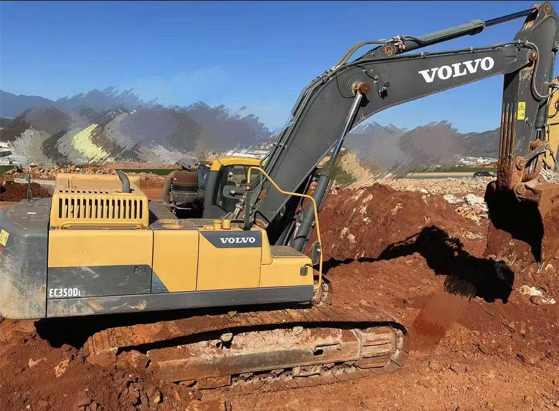 Использованная экскаваторная машина Volvo EC350DL В продаже подземная горная экскаваторная машина