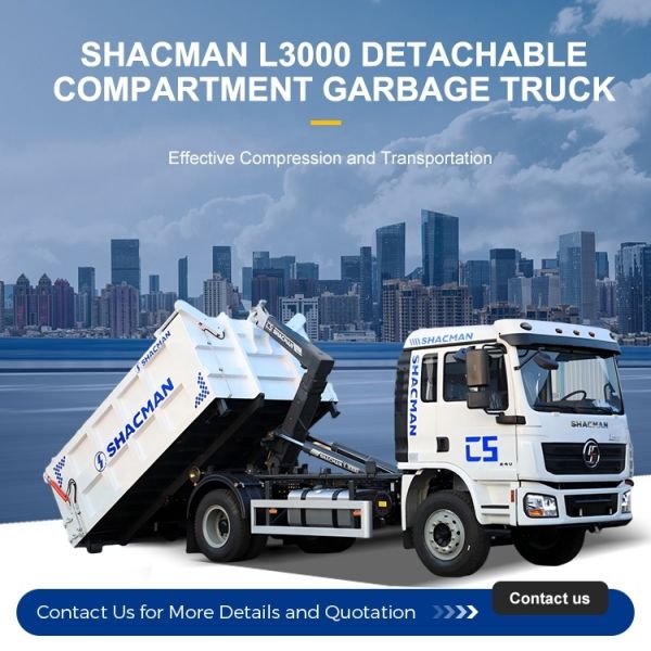 Municipal Sanitation Hooklift Garbage Truck 4x2 Collection Garbage Disposal Vehicle