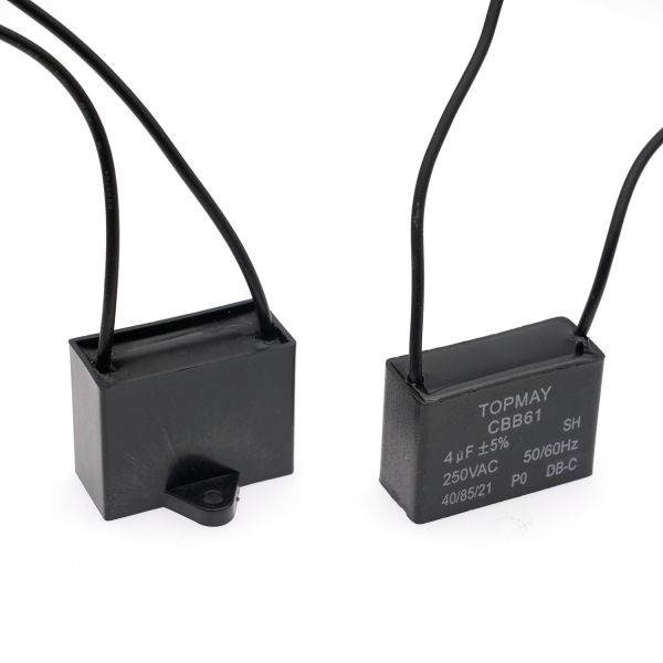 Metallized Polypropylene Film Capacitor CBB61 For 250VAC AC Motor Running