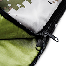 Camouflage Camping Sleeping Bag, Adults & Kids Seasons Warm Cold Weather Hiking Camping Indoor Outdoor Use