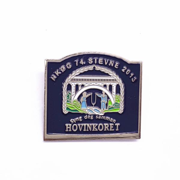 1 Inch United States Flag Lapel Pins , Soft Enamel Silver Lapel Pin