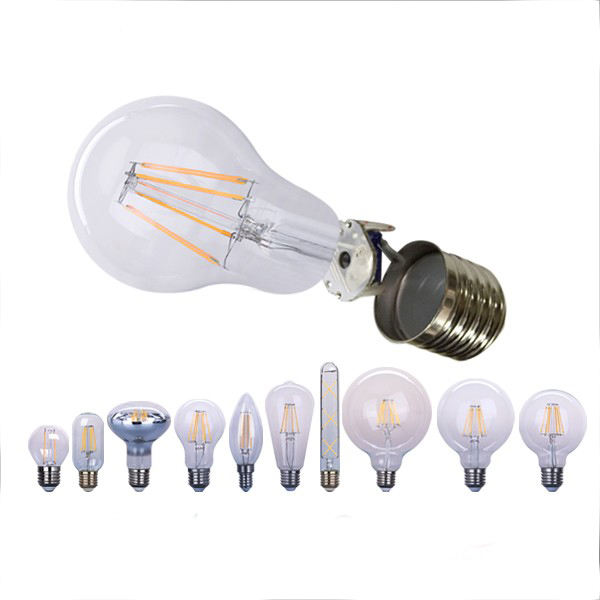 3000-6000K E27 Edison Bulb Led Filament Lamp 220v Filament A60 Edison Led Bulb Light