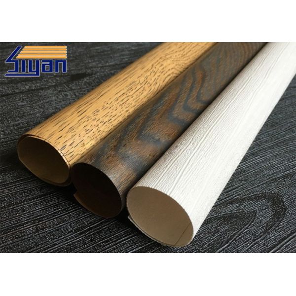 Environmental PVC Furniture Film Wood Grain For Wall Panel / Boards