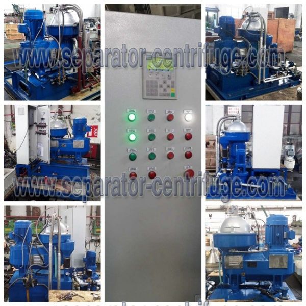 separador do disco do fuel-óleo da grande capacidade 14000LPH e do óleo diesel modular