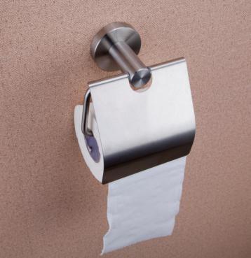 Toilet Roll Paper holder with cover 83306B(7051)-Polish&Brush&Round &stainless steel 304&bathroom &kitchen,sanitary