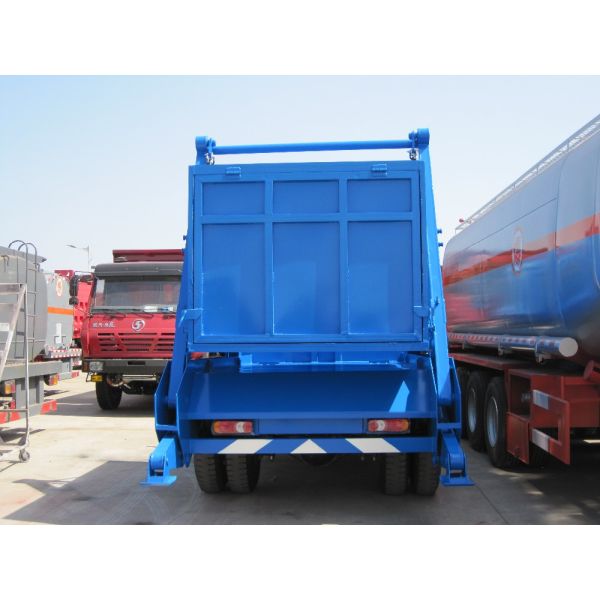 Hot sell 4x2 5CBM 10CBM Capacity 5tons 10tons 12tons Swing arm container garbage truck