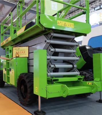 Diesel Rough Terrain 20m Scissor Lift Platform with load capacity 1000kg