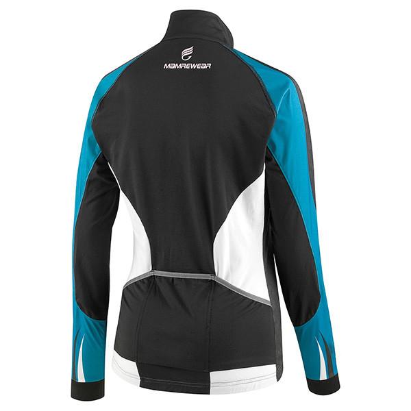 Blue Reflective Stripe Antibacterial  Thermal Bike Jacket