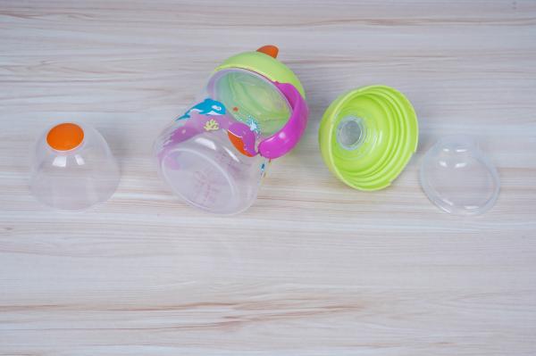 Derrame não 2 em 1 meses livre de BPA 6 copo de Sippy do bebê de 6 onças