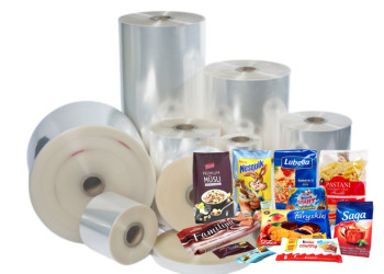 Length Customized BOPP Shrink Film Packaging With Glossy / Plain Surface