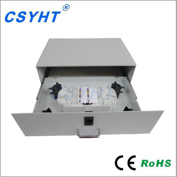 48 96 144 Core Fiber Optic Patch Panel Drawer Slidable Rack Mounted Standard Size
