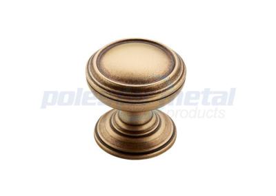 Punhos do armário feito sob encomenda e botões, botões ligas de zinco de bronze dourados do armário do cogumelo