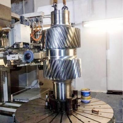 Axe de vitesse hélicoïdal en arête de poisson de 28 modules double