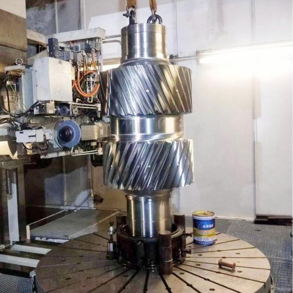 Customized 28 Module Double Helical Gear Shaft for Various Industrial Applications