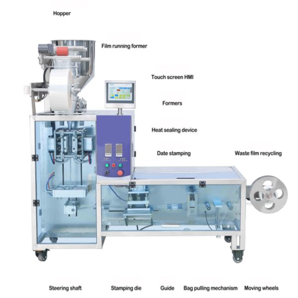 PLC пакуя машины 800KG 200mm незаконного форменного мешка шампуня вертикальный