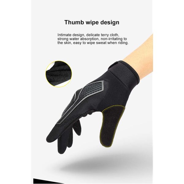 Anti-slip Wear-resistant Touch Screen Motorbike Gloves for Summer Racing Pro Bikers