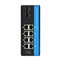 Interruptor de puerto Gigabit 8 PoE no administrado 6 x Puertos Gigabit PoE + 2 x 1.25G Puertos de fibra SFP 240W para uso al aire libre