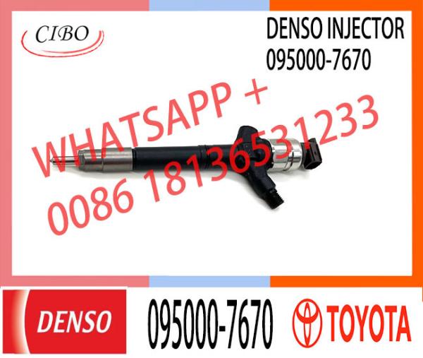 Nozzles 095000-7670 Diesel Fuel Common Rail Injector 095000 7670 0950007670 for Toyota