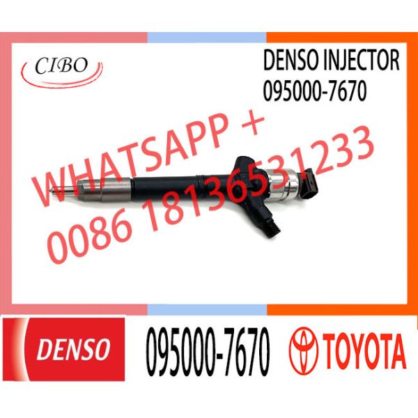 Nozzles 095000-7670 Diesel Fuel Common Rail Injector 095000 7670 0950007670 for Toyota
