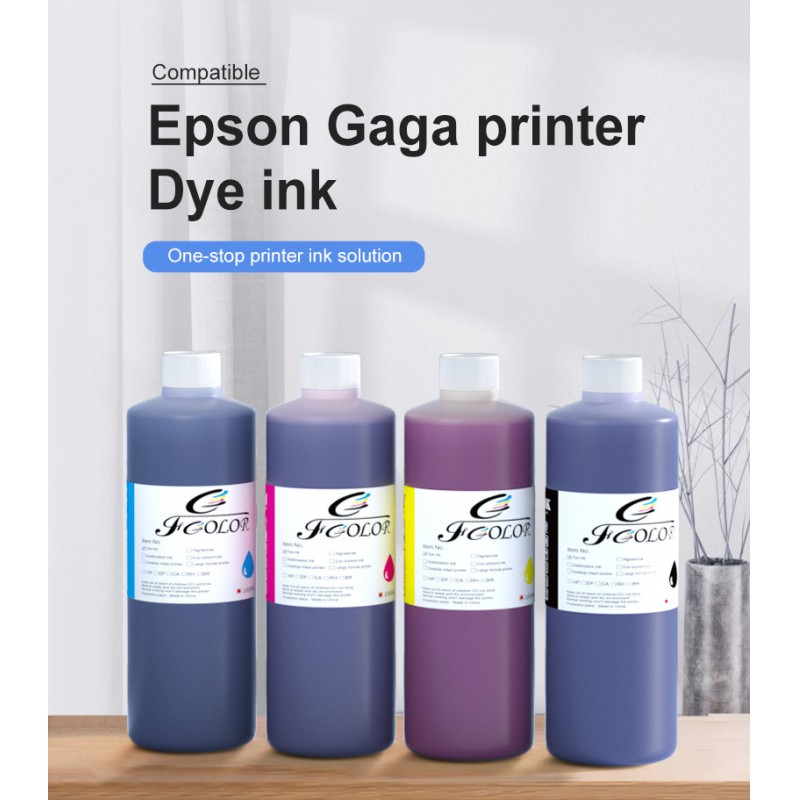 1000ML Bulk Dye Ink for Epson WorkForce Pro C5290 C579R C5790 C5390 C5890  Factory Direct Compatible Refill Ink with Vivid Color