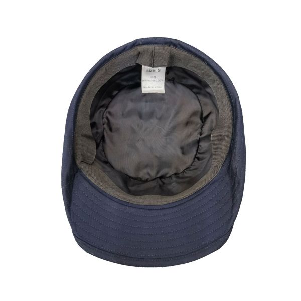 Chapeau de police pour femmes enroulé à bord tourné brodé chapeau formel