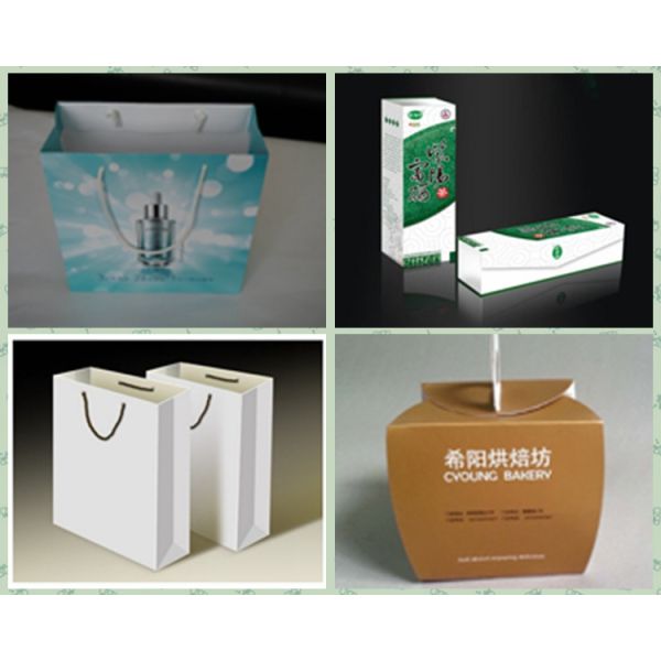 250 - 400g One Side Coated White Cardboard FBB Board For Handbags