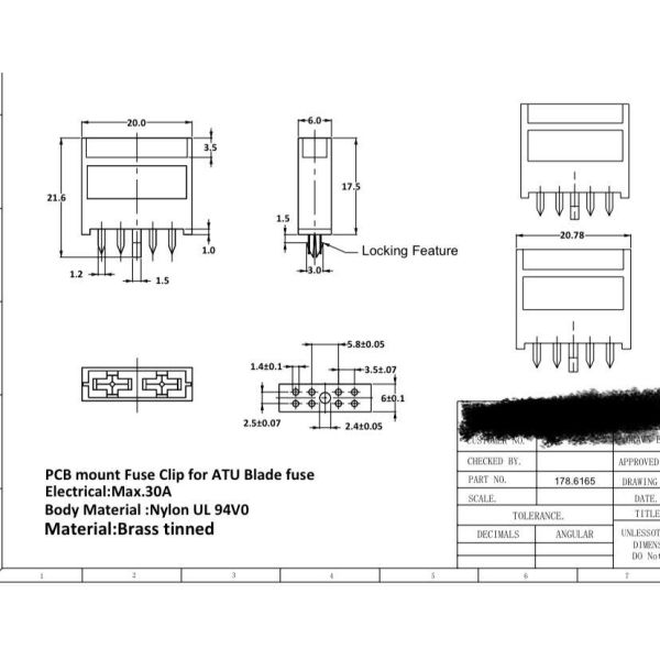 06.087.08 Blade Fuse Holder