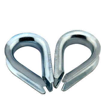 Galvanized Stainless Steel Wire Rope Thimbles DIN6899 Heavy Duty Thimble