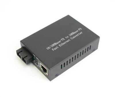 monomodo multimodo 10 / 100 M Dual conversor de mídia fibra ótica, conversão médio