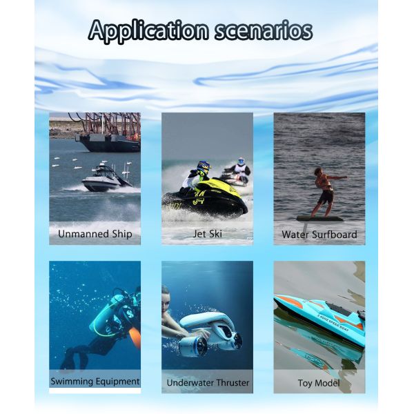 Faradyi High Quality 12V 24V 800W Water-resistant BLDC Motor With Propeller For Jet Board