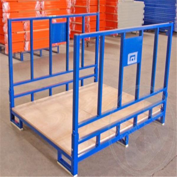 Q235 Stackable Pallet Cage Industries Metal Mesh Storage Containers