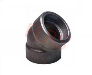 ASTM A105 Hot Dip Galvanised Forged Pipeline Fitting Socket Weld Elbow Carbon