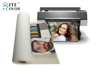 Rolo 100% da lona do Inkjet do algodão aquoso para a impressão do Inkjet do grande formato