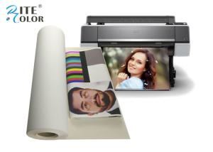 Rolo 100% da lona do Inkjet do algodão aquoso para a impressão do Inkjet do