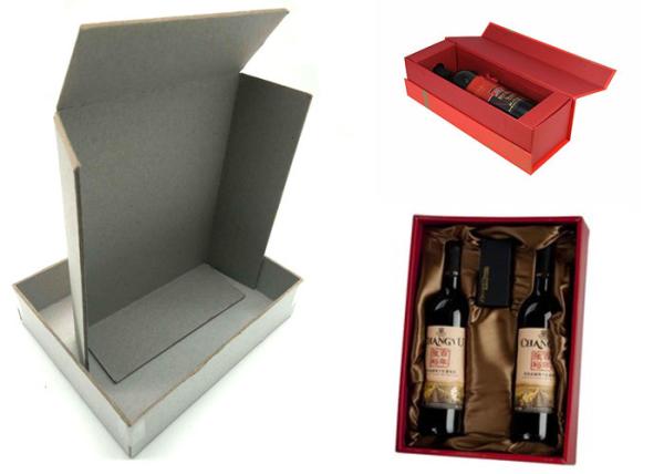 Pressed Cardboard Paper Sheets Laminated Gray Board For Wine Box / Jewel Box