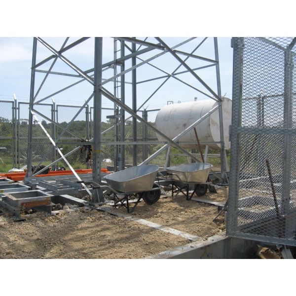 Galvanized Steel Telecom Tower Self Support Mast Rapid Deployment Site RDS