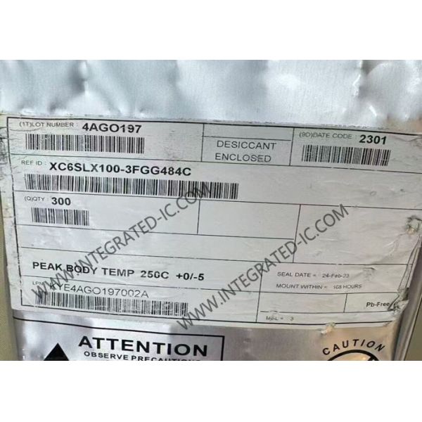 FPGA IC XC6SLX100-3FGG484C XC6SLX100 FBGA484 Matriz de puerta programable de campo