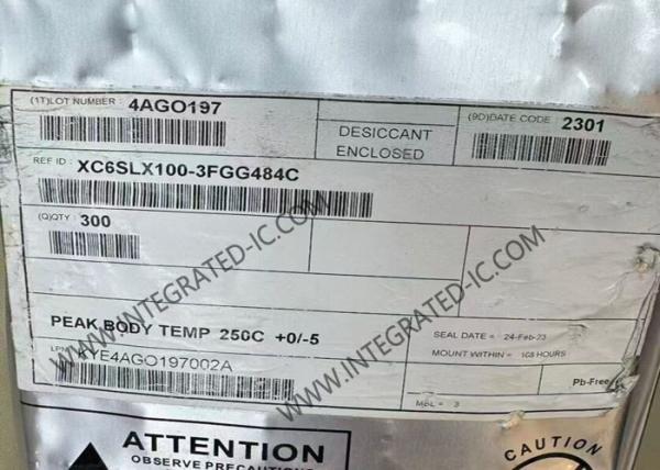 FPGA IC XC6SLX100-3FGG484C XC6SLX100 FBGA484 Field Programmable Gate Array