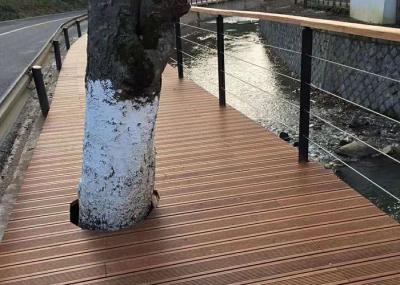 100% Natural Bamboo Deck Tiles Hardwood Style With 5 Years Warranty