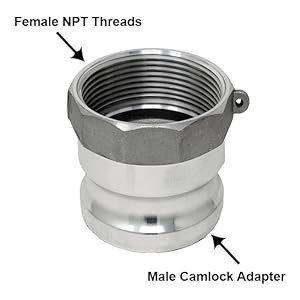Camlock Type Hose Pipe Fittings Stainless Steel Aluminum Brass Quick Release Coupling