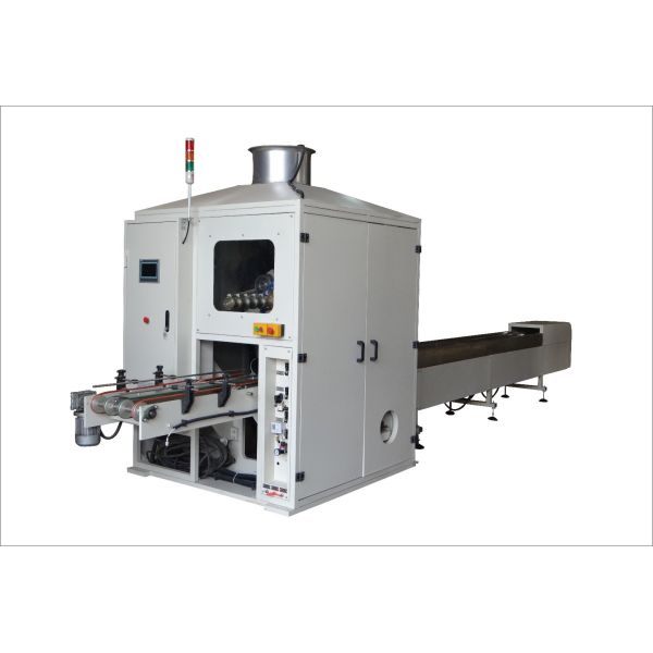 12kw PLC Control Log Saw Cutting Machine 2 Channels 160L/H 0.5Mpa