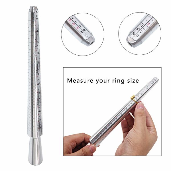 Ring Sizer Measuring Tool Set Jewelry Process Diy Accessories